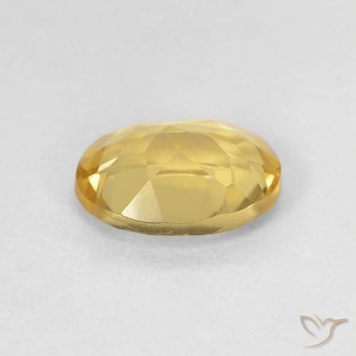 Beryl Gemstone in 8 x 6 mm (calibrated) Size for Sale, Beryl Stone in Royal Yellow Color