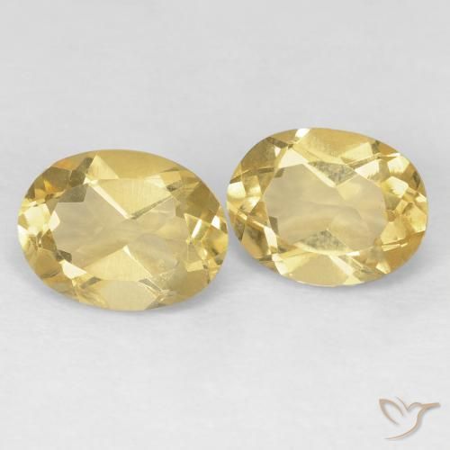 2.45 ct Yellow Beryl, 8.2 x 6.2 mm Oval Cut From Madagascar, Photo A