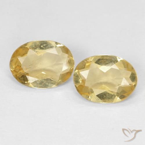 1.74 ct Yellow Beryl, 7.9 x 5.9 mm Oval Cut From Madagascar, Photo A