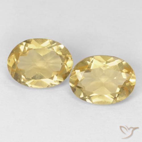 2.45 ct Yellow Beryl, 8.2 x 6.1 mm Oval Cut From Madagascar, Photo A