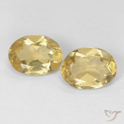 2.24 ct Yellow Beryl, 8.2 x 6.1 mm Oval Cut From Madagascar, Photo A