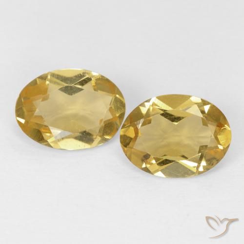 2.02 ct Yellow Beryl, 8.1 x 5.9 mm Oval Cut From Madagascar, Photo A