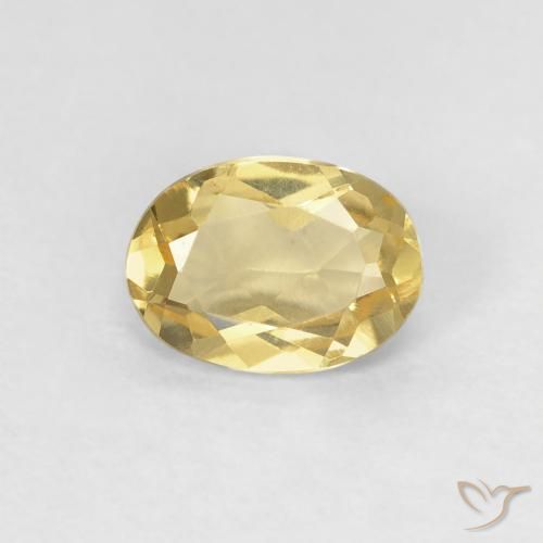0.74ct Natural Golden Beryl, Oval, VS