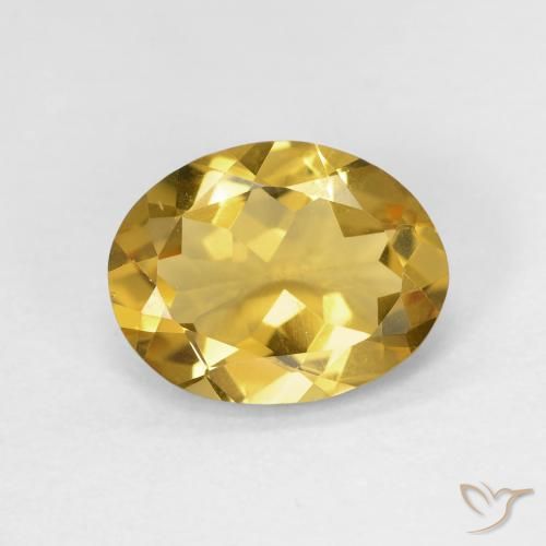 2.11ct Natural Yellow Brown Beryl, Oval, VS