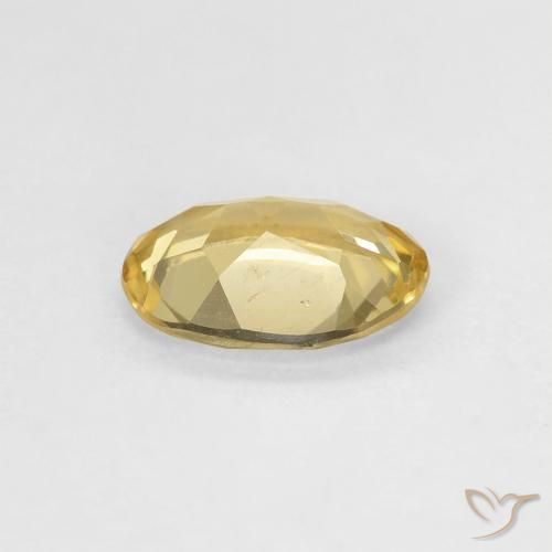 Beryl Gemstone in 7.9 x 5.6 mm Size for Sale, Beryl Stone in Golden Color