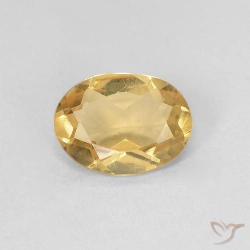 0.96ct Natural Light Golden Beryl, Oval, VS