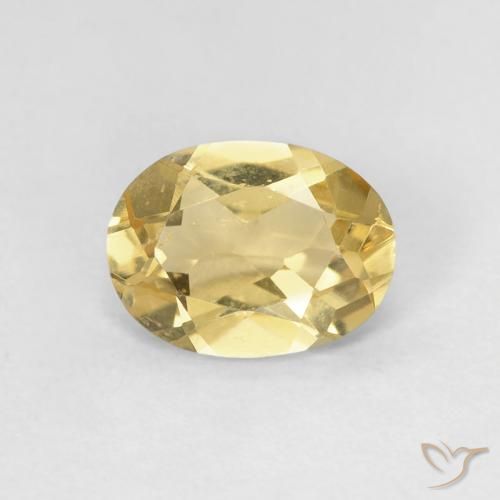 1.03ct Natural Golden Beryl, Oval, VS