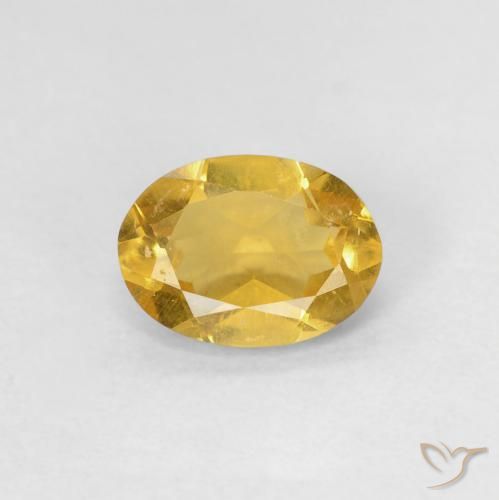 0.79ct Natural Golden Beryl, Oval, VS