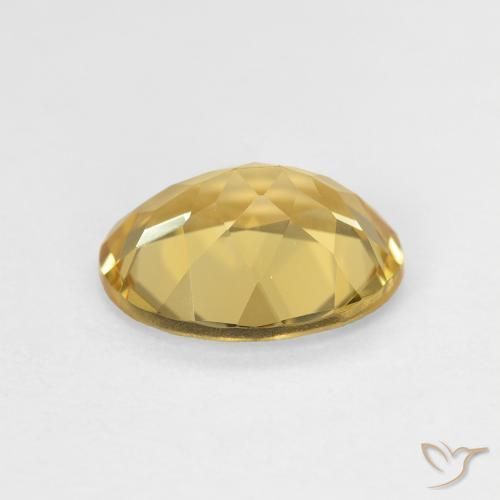 Beryl Gemstone in 10 x 8 mm (calibrated) Size for Sale, Beryl Stone in Warm Yellow Color