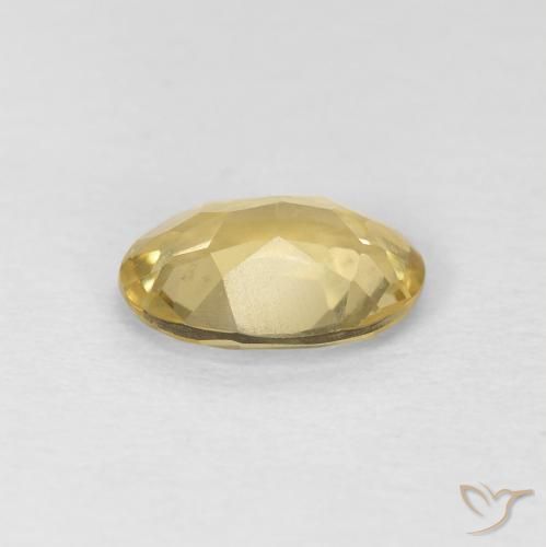 Beryl Gemstone in 8 x 6 mm (calibrated) Size for Sale, Beryl Stone in Very Light Dijon Yellow Color