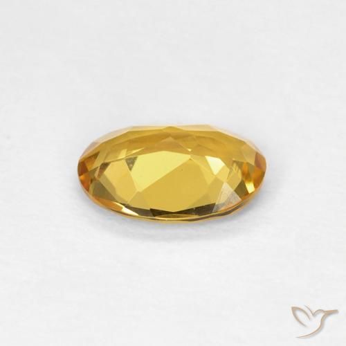 Beryl Gemstone in 7 x 5 mm (calibrated) Size for Sale, Beryl Stone in Golden Color