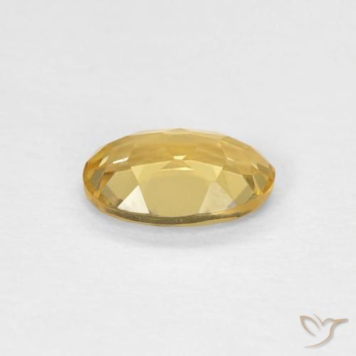 Beryl Gemstone in 7 x 5 mm (calibrated) Size for Sale, Beryl Stone in Medium Golden Color