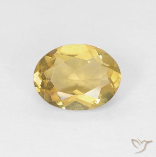 1.20ct Natural Golden Orange Beryl, Oval, VVS