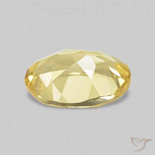 Beryl Gemstone in 8 x 6 mm (calibrated) Size for Sale, Beryl Stone in Light Yellow Color
