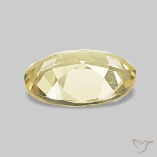 Beryl Gemstone in 8.1 x 5.7 mm Size for Sale, Beryl Stone in Light Gold Color