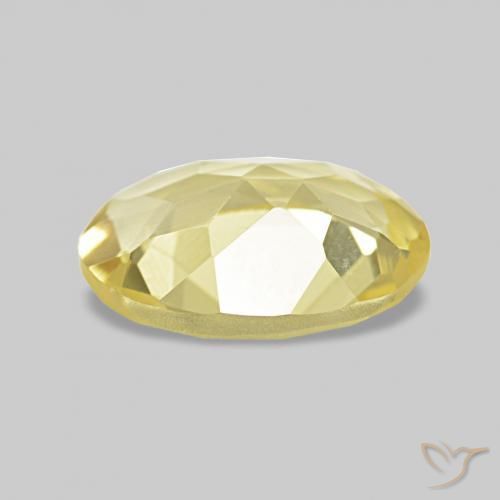 Beryl Gemstone in 8 x 6 mm (calibrated) Size for Sale, Beryl Stone in Light Yellow Color