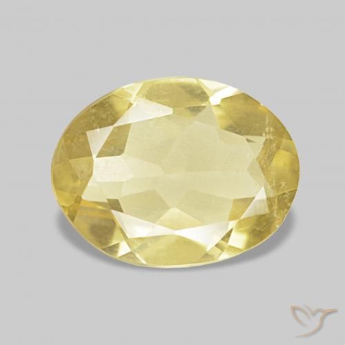 1.51ct Light Golden-Yellow Beryl, Oval, VS