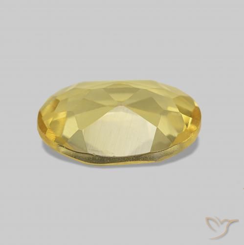 Beryl Gemstone in 8 x 6 mm (calibrated) Size for Sale, Beryl Stone in Light Gold Color