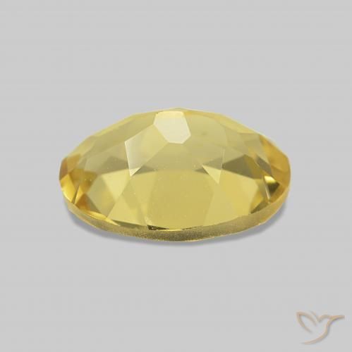 Beryl Gemstone in 7 x 5 mm (calibrated) Size for Sale, Beryl Stone in Light Yellow Color
