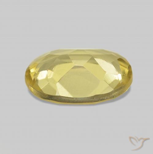 Beryl Gemstone in 8 x 6 mm (calibrated) Size for Sale, Beryl Stone in Light Gold Color