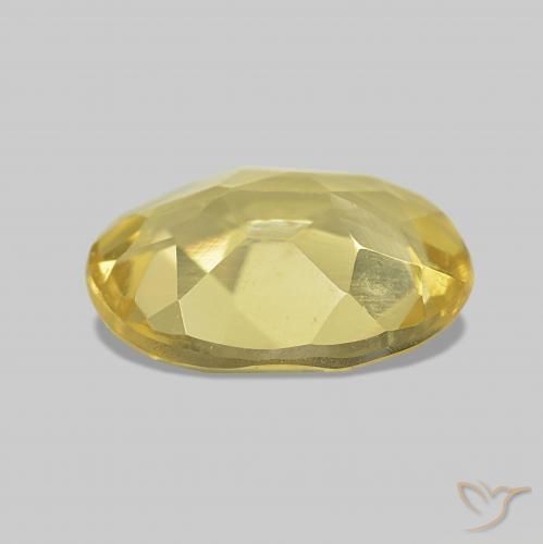 Beryl Gemstone in 8 x 6 mm (calibrated) Size for Sale, Beryl Stone in Light Golden-Yellow Color