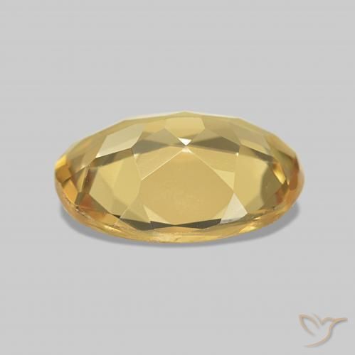 Beryl Gemstone in 9 x 7 mm (calibrated) Size for Sale, Beryl Stone in Golden Color
