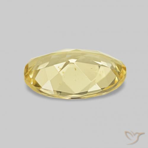 Beryl Gemstone in 8 x 6 mm (calibrated) Size for Sale, Beryl Stone in Light Yellow Color