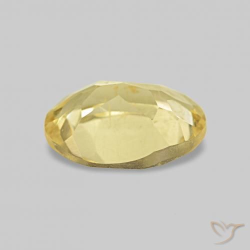 Beryl Gemstone in 7 x 5 mm (calibrated) Size for Sale, Beryl Stone in Light Golden-Yellow Color