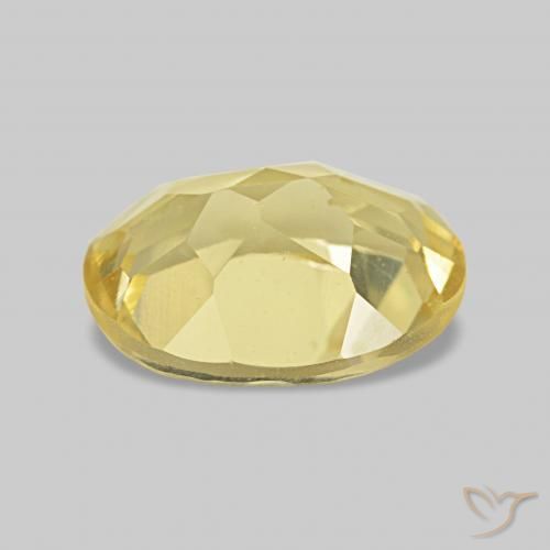 Beryl Gemstone in 8 x 6 mm (calibrated) Size for Sale, Beryl Stone in Light Gold Color