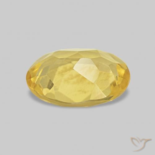 Beryl Gemstone in 8 x 6 mm (calibrated) Size for Sale, Beryl Stone in Light Golden-Yellow Color