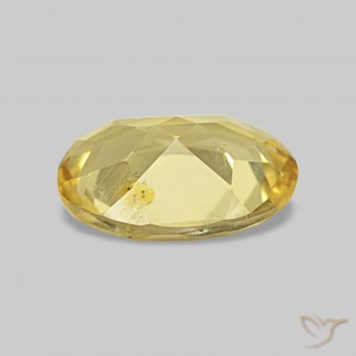 Beryl Gemstone in 8 x 6 mm (calibrated) Size for Sale, Beryl Stone in Light Gold Color