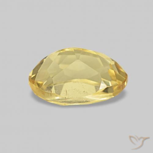 Beryl Gemstone in 7 x 5 mm (calibrated) Size for Sale, Beryl Stone in Golden Color