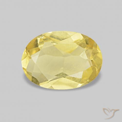 0.61ct Light Yellow Beryl, Oval, VS
