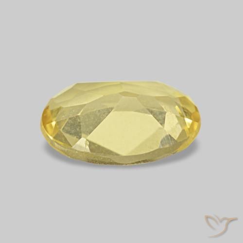 Beryl Gemstone in 7 x 5 mm (calibrated) Size for Sale, Beryl Stone in Light Yellow Color