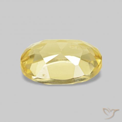 Beryl Gemstone in 8 x 6 mm (calibrated) Size for Sale, Beryl Stone in Light Yellow Color