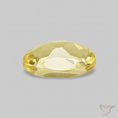 Beryl Gemstone in 6 x 4 mm (calibrated) Size for Sale, Beryl Stone in Light Gold Color