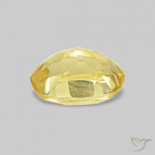 Beryl Gemstone in 6 x 4.2 mm Size for Sale, Beryl Stone in Light Yellow Color