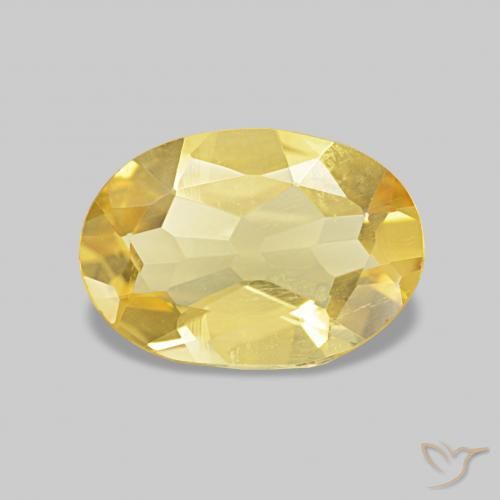 0.85ct Light Yellow Beryl, Oval, VS
