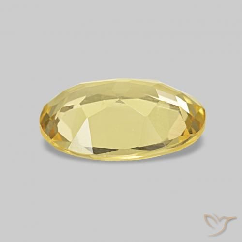 Beryl Gemstone in 8 x 6 mm (calibrated) Size for Sale, Beryl Stone in Light Yellow Color