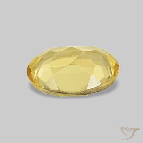 Beryl Gemstone in 7 x 5 mm (calibrated) Size for Sale, Beryl Stone in Light Gold Color