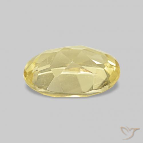 Beryl Gemstone in 8 x 6 mm (calibrated) Size for Sale, Beryl Stone in Light Gold Color