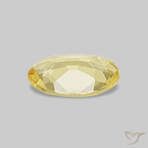 Beryl Gemstone in 7 x 5 mm (calibrated) Size for Sale, Beryl Stone in Light Yellow Color