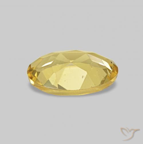 Beryl Gemstone in 7 x 5 mm (calibrated) Size for Sale, Beryl Stone in Light Gold Color