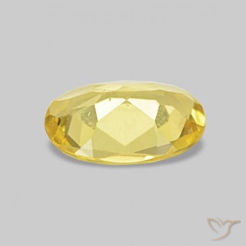 Beryl Gemstone in 7.5 x 5.5 mm Size for Sale, Beryl Stone in Light Yellow Color