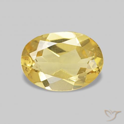 0.89ct Light Golden-Yellow Beryl, Oval, VS