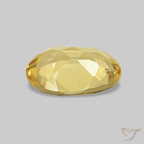 Beryl Gemstone in 8 x 6 mm (calibrated) Size for Sale, Beryl Stone in Light Yellow Color