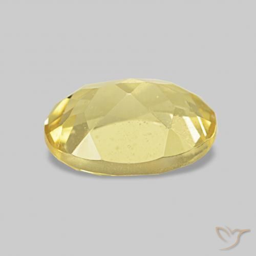Beryl Gemstone in 8 x 6 mm (calibrated) Size for Sale, Beryl Stone in Light Gold Color