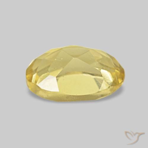 Beryl Gemstone in 7 x 5 mm (calibrated) Size for Sale, Beryl Stone in Light Yellow Color