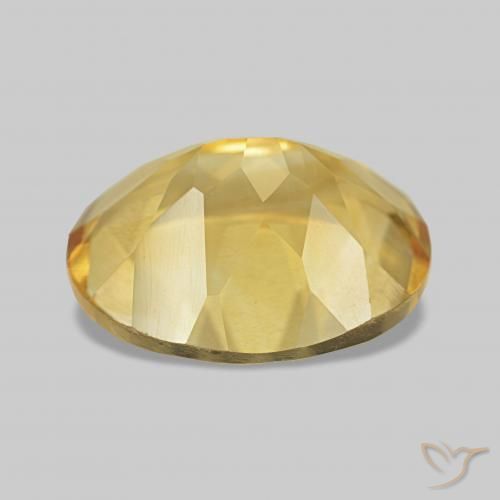 Beryl Gemstone in 11 x 9 mm (calibrated) Size for Sale, Beryl Stone in Light Golden-Yellow Color