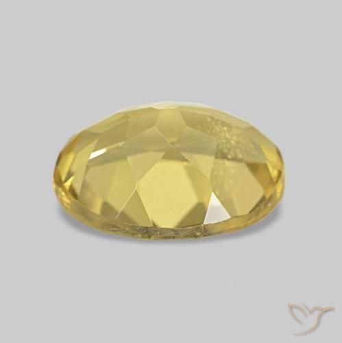Beryl Gemstone in 9 x 7 mm (calibrated) Size for Sale, Beryl Stone in Light Gold Color